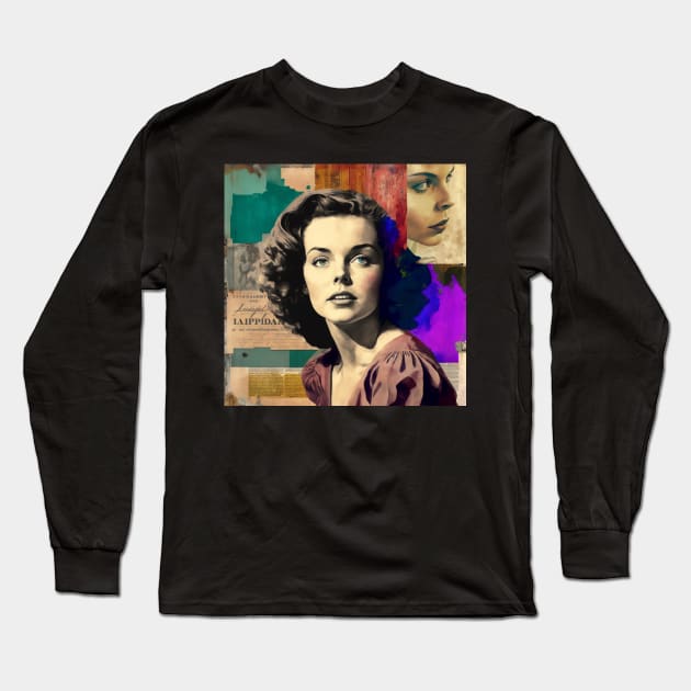 Ida Lupino #10 Long Sleeve T-Shirt by MonoMagic